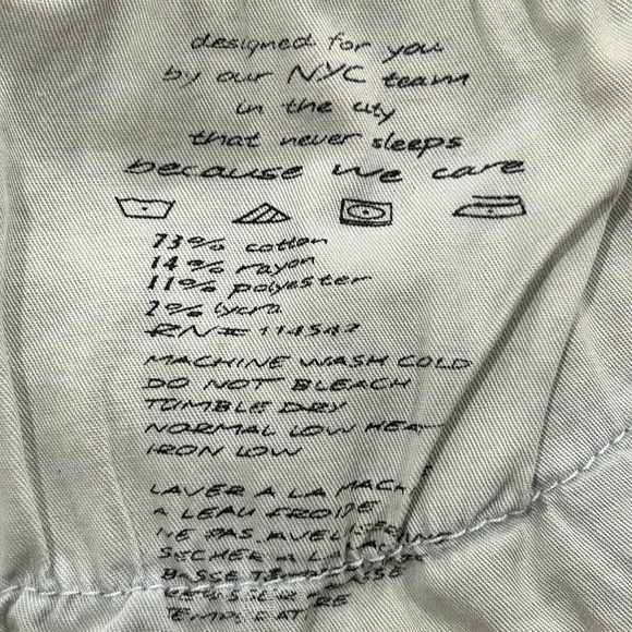 BLANK NYC Denim Zip-up Shorts Women's in Size 28 - Picture 6 of 6